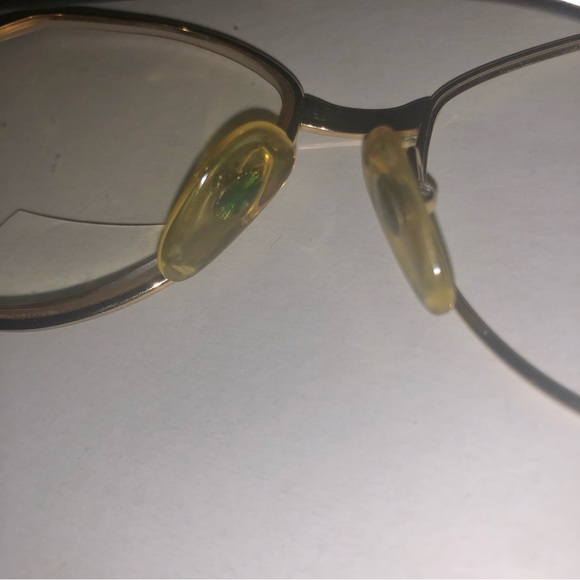 CHRISTIAN DIOR 60s 70s Vintage 2227 48 Butterfly Gold Frame Eyeglasses 55-16mm - Picture 8 of 16
